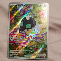 Pokemon Shroodle 149/132 Me01: Mega Evolution Illustration Rare Holo Full Art - Image 1