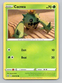 Cacnea 004/163 Common Battle Styles Pokemon - Image 1