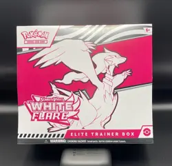 Pokemon TCG Scarlet & Violet White Flare ETB Elite Trainer Box Sealed - Image 1