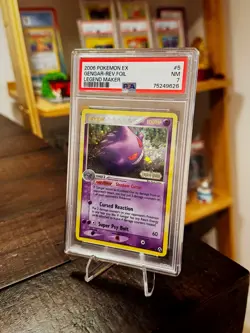 Gengar 5/92 Stamped Reverse Holo Pokemon EX Legend Maker PSA 7 LOW POP - Image 1