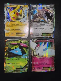 EX Lot Bundle Bulk Set 4x Ultra Rare XY Holo Pikachu Venusaur Promo Pokemon Card - Image 2