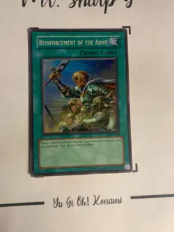 REINFORCEMENT OF THE ARMY - LOD-028 ENGLISH Yu-Gi-Oh! CARD SUPER RARE HOLO - Image 2