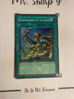 REINFORCEMENT OF THE ARMY - LOD-028 ENGLISH Yu-Gi-Oh! CARD SUPER RARE HOLO - Image 3