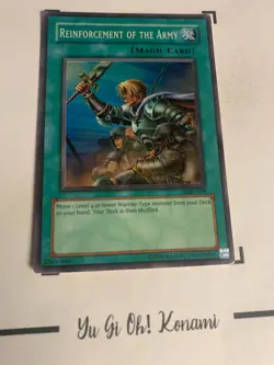 REINFORCEMENT OF THE ARMY - LOD-028 ENGLISH Yu-Gi-Oh! CARD SUPER RARE HOLO - Image 4