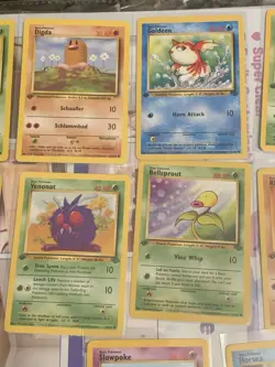 Pokemon TCG first edition Base card LOT of 12 1999 Near Mint-MINT 1st - Image 2