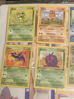 Pokemon TCG first edition Base card LOT of 12 1999 Near Mint-MINT 1st - Image 3