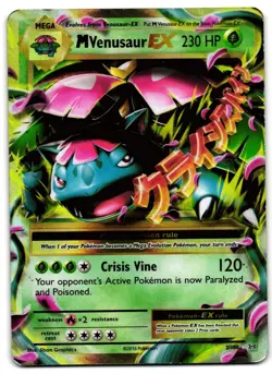 M Venusaur EX 2/108 - Evolutions Rare EX Pokemon TCG Holo - HP Card - Image 1