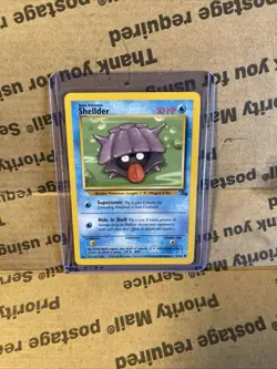 SHELLDER 54/62 Fossil Unlimited WOTC Pokemon Card 1999 Near Mint - Mint - Image 1