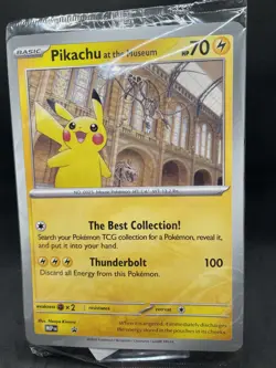 Sealed Pikachu At The Museum Natural History Museum Jumbo Pokemon Promo Card - Image 1