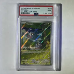 PSA 9 Mint Tangela 178/165 SV Mew EN 151 Illustration Rare Pokemon Card - Image 1