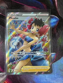 Phoebe (Full Art) 161/163 SWSH05: Battle Styles Pokemon TCG NM+ - Image 1