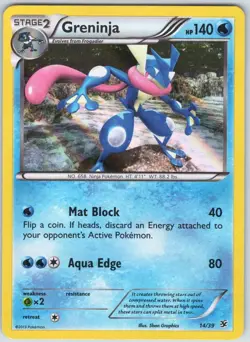 Greninja 14/39 Holo Kalos Starter Set Pokemon NM - Image 1