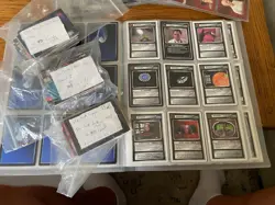 Large Collection of Star Trek CCG Cards With Binder Etc 600+ Cards Mixed Sets - Image 2