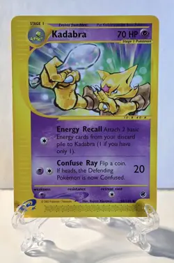 Kadabra 84/165 LP/NM Expedition e-series 2002 vintage Pokemon TCG Card - Image 1