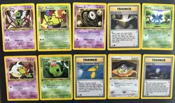 Neo Discovery 1st Edition Lot: 10 Vintage WotC Era Pokemon Cards - No Duplicates - Image 1