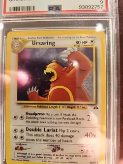 Ursaring Neo Discovery Holo Pokemon Card WOTC Mint PSA 9 - Image 3