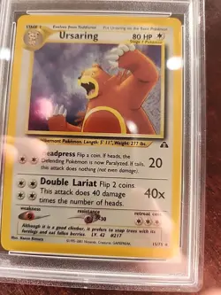 Ursaring Neo Discovery Holo Pokemon Card WOTC Mint PSA 9 - Image 4
