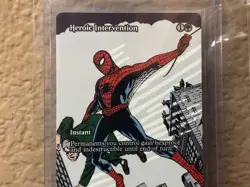 Heroic Intervention Borderless M0034 Non Foil Marvel Spider Man MTG Card MAR-EN - Image 4