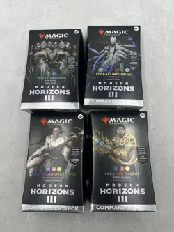 Magic The Gathering Commander Decks Modern Horizons 3 Deck Set of 4 - Image 1
