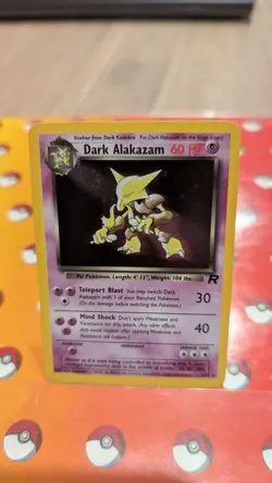 Pokemon Dark Alakazam 1/82 Holo RARE Team Rocket Set - Image 1