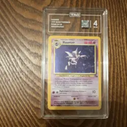 Pokemon Haunter 6/62 Fossil Holo Rare TAG Graded 1999 English - Image 1