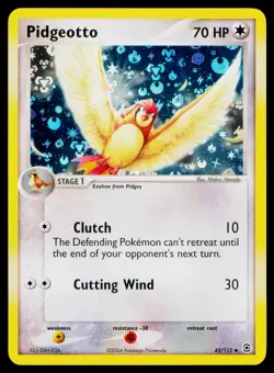 Pidgeotto Reverse Holo #45/112 Uncommon Pokemon FireRed & LeafGreen NM - Image 1