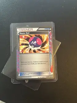 Pokemon Master Ball ACE SPEC Rare Ace Trainer Holo Plasma Blast 94/101 English - Image 1