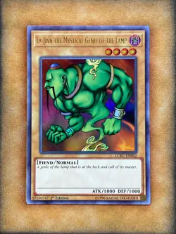 Yugioh La Jinn the Mystical Genie of the Lamp LCKC-EN002 Ultra Rare 1st Ed NM - Image 1