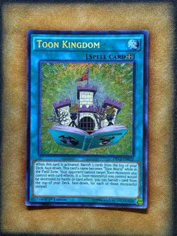 Yugioh Toon Kingdom DRL2-EN023 Secret Rare 1st Ed NM - Image 1