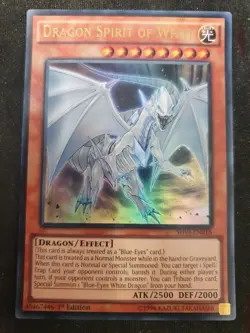 Dragon Spirit Of White (Yu-Gi-Oh) SHVI-EN018 1st Edition - Image 1