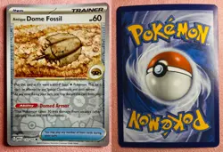 Antique Dome Fossil 152/165 | 151 MEW EN 2023 Pokemon Card TCG Reverse Holo | NM - Image 3