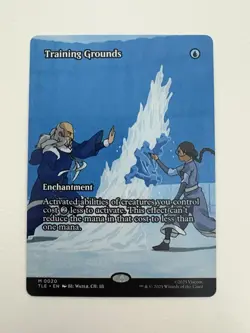 Training Grounds Screenshot Borderless MTG Magic the Gathering Card NM Mint TLE - Image 1