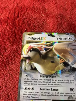 Pidgeot EX 64/108 Evolutions Holo Pokemon Card Near Mint - Image 2