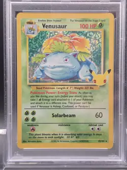 PSA 10 Venusaur 15/102 Pokemon TCG Celebrations Classic Collection Holo Gem Mint - Image 3