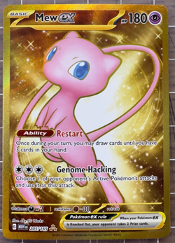 Pokemon Mew EX TCG 205/165 Sv: Scarlet & Violet 151 Holo Hyper Rare NM Condition - Image 1