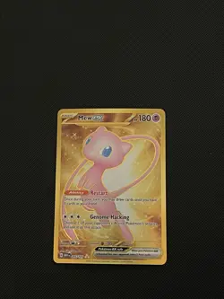 Mew ex 205/165 Pokemon TCG Sv: Scarlet & Violet 151 Hyper Rare Full Art NM - Image 1