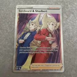 Pokemon TCG Sordward & Shielbert TG28/TG30 Full Art NM (SWSH12: Silver Tempest) - Image 1