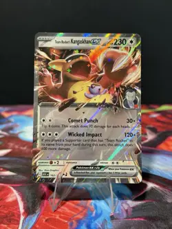 Team Rocket's Kangaskhan EX Double Rare 162/217 Pokemon Ascended Heroes TCG - Image 1