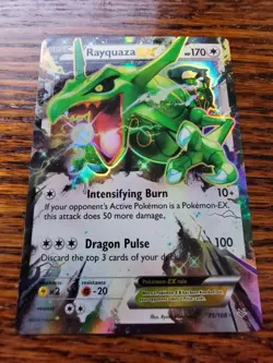 Pokemon - Rayquaza-EX - 75/108 - Holo Rare EX - XY - Roaring Skies - PL - Image 1