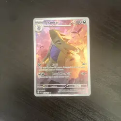 Pokemon TCG Tyranitar Holo Card Scarlet & Violet Paldea Evolved 222/193 - Image 2
