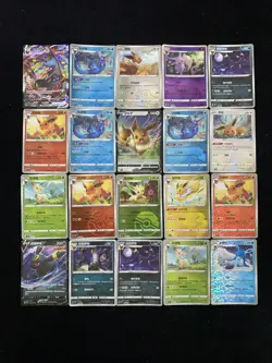 2025 Pokemon TCG S-Chinese Umbreon Jolteon Glaceon Master Ball Holo Lot*20 BL25 - Image 2