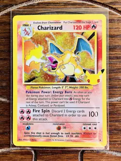 CHARIZARD 4/102 Celebrations: Classic Collection 25th Ann Pokemon NEAR MINT - Image 1