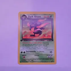 Pokemon TCG Dark Gloom 1st Edition 36/82 Team Rocket WOTC - Image 1