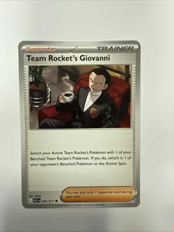 Pokemon TCG - Team Rocket’s Giovanni - Ascended Heroes - 204/217 - Mint - Image 1
