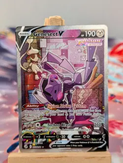 Pokemon TCG Genesect V Fusion Strike 255/264 alternate art NM - Image 1