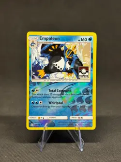Empoleon 34/156 Reverse Holo Pokemon League Promo Sun & Moon Ultra Prism LP - Image 1