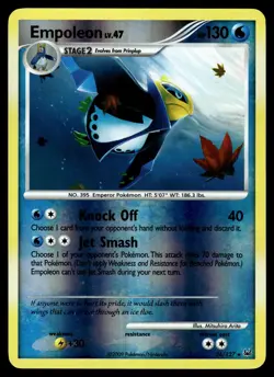 Empoleon 26/127 Rare Platinum Pokemon Reverse Holo vLP - Image 1