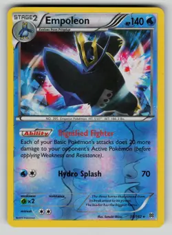 Empoleon 38/162 Holo Rare BREAKthrough Pokemon Reverse Holo LP - Image 1