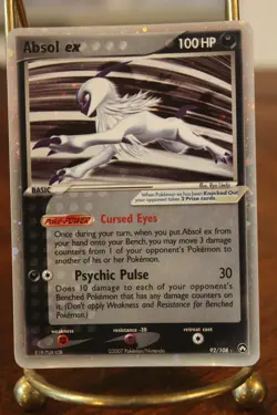 Absol Pokemon EX 92/108 Power Keepers Rare Holo NM - Image 1