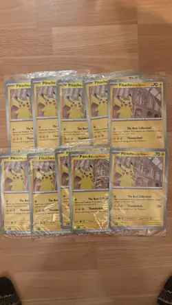 Pokemon Pikachu At The Museum Jumbo Promo Sealed - x10 - Image 2